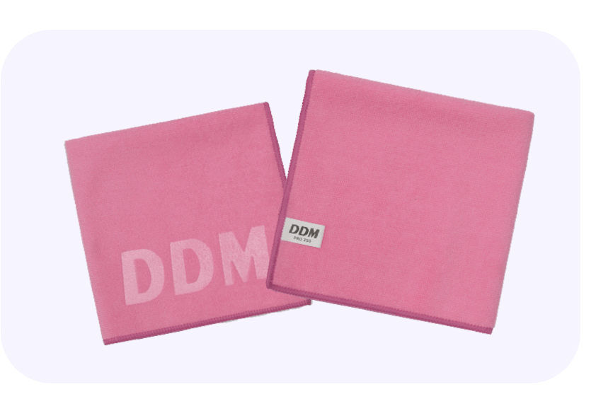 Rose microfiber cloths