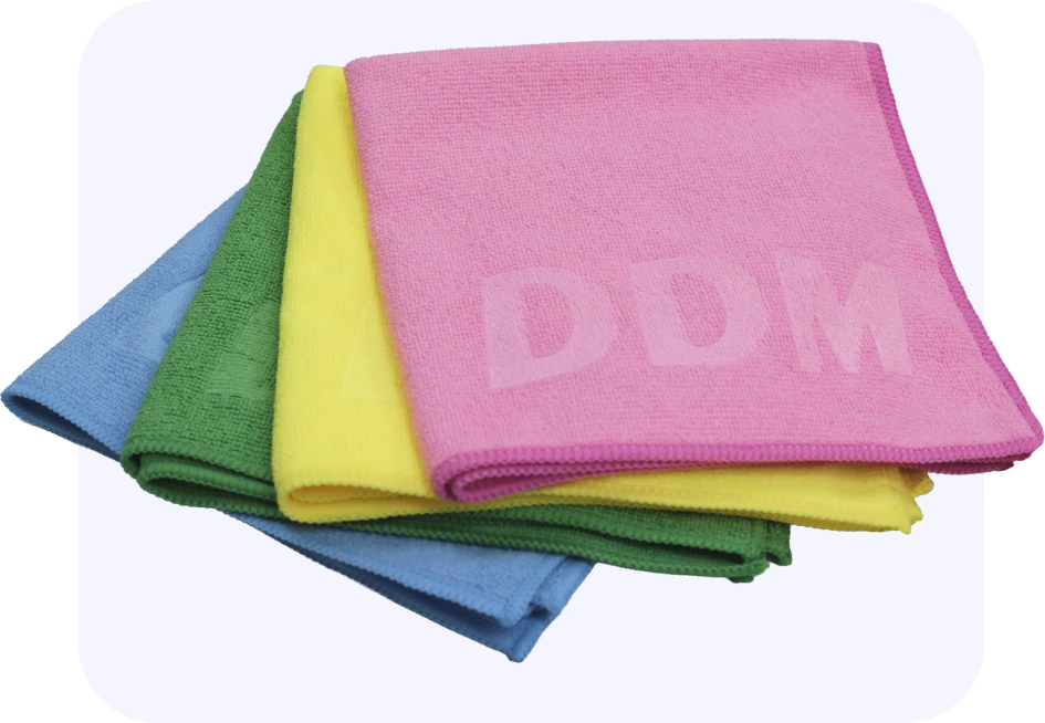 All microfiber cloths together